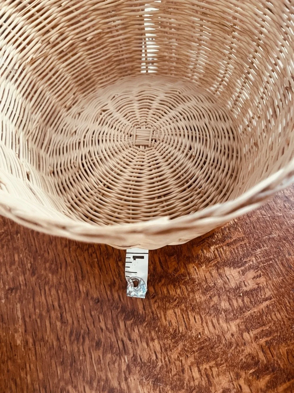 Vintage Chicken Hand Woven Basket